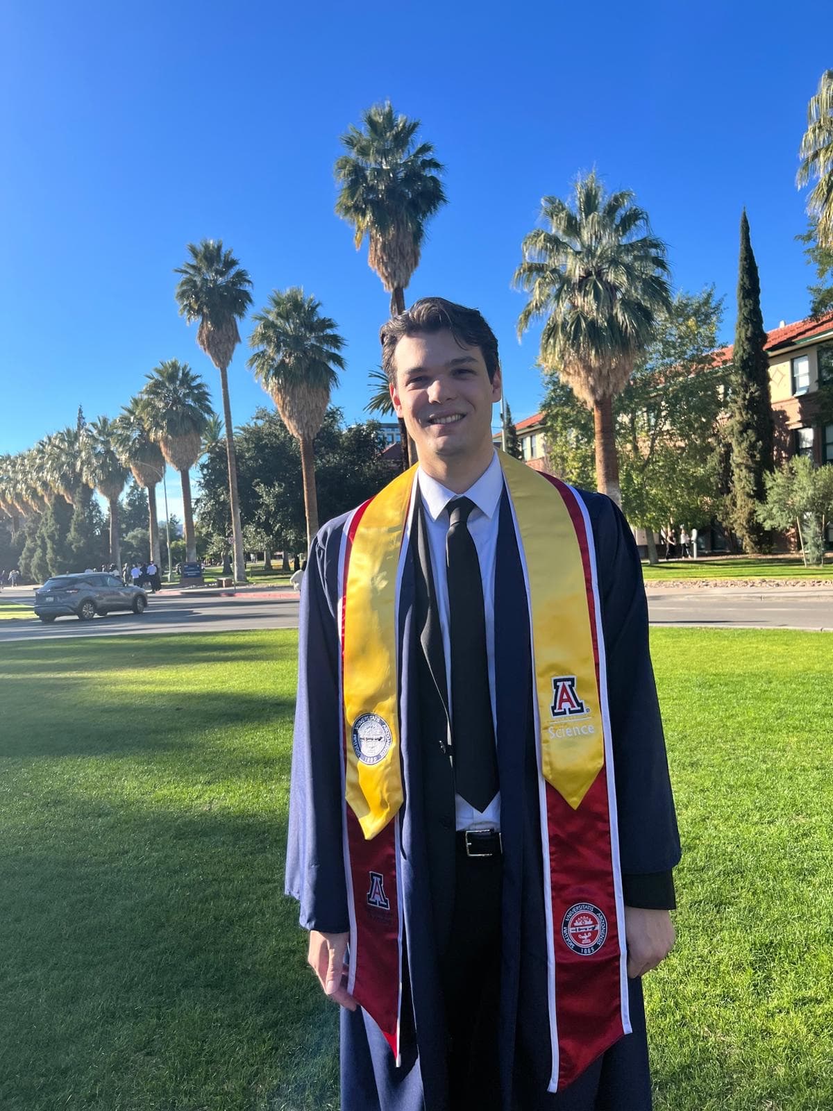 ATILAY CANDAN at University of Arizona commencement
